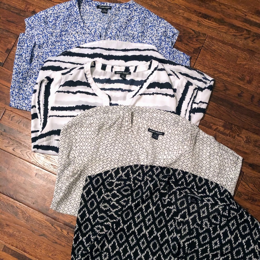 Bundle of 4 Hilary Radley cap sleeve tops - Size M